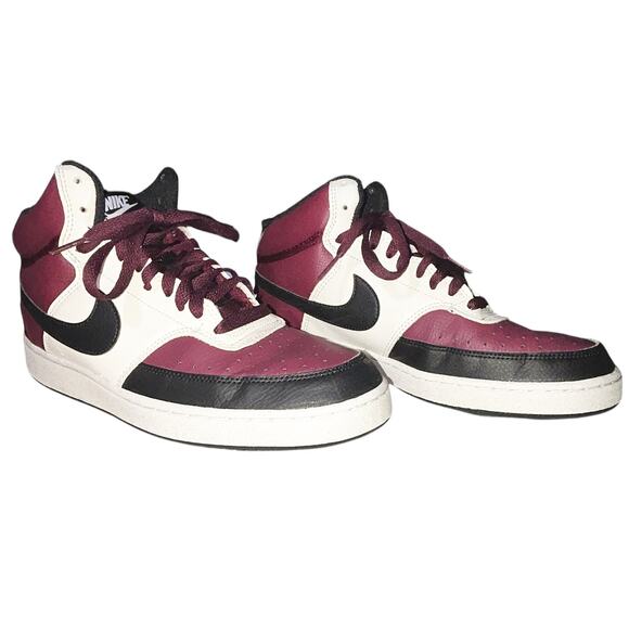 Nike Court Vision Mid Dark Beetroot DN3577-600 Athletic Running Shoes Men\'s 9